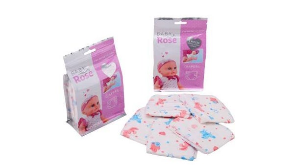 Baby Rose 5 luiers in zak
