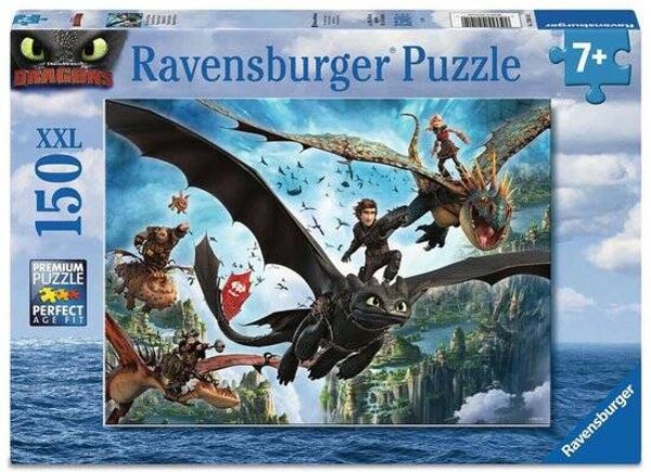 Ravensburger puzzel Dragons & Heroes 150 stukjes
