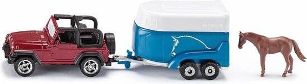 Siku 1651 Jeep met Paardentrailer