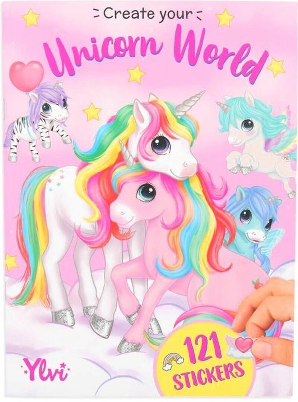 Ylvi Create your Unicorn World Stickerboek