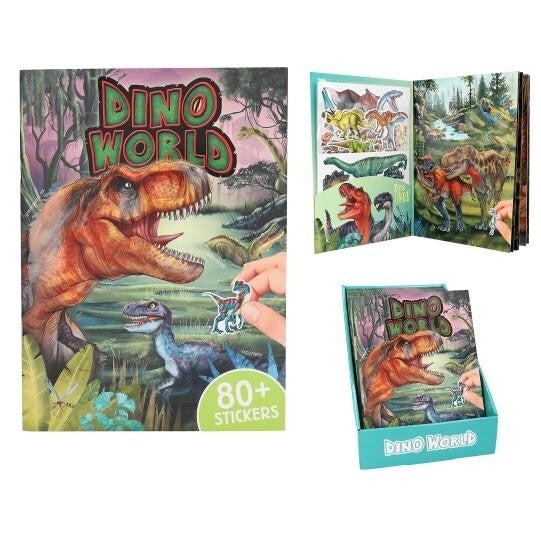 Dino World stickerboek met puffy stickers