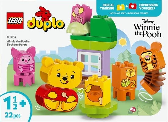 Lego Duplo Het verjaardagsfeest van Winnie de Poeh 10457
