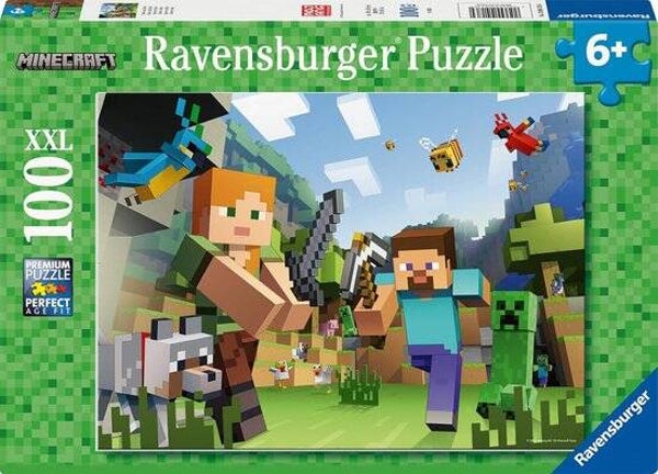 Ravensburger puzzel Minecraft   100 stukjes