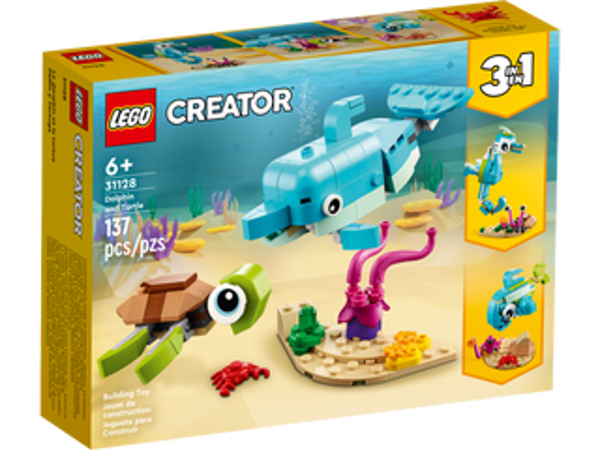 Lego Creator Dolfijn en Schildpad 31128