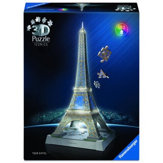 Ravensburger Iconics 3D puzzel Eiffeltoren met licht