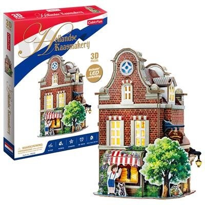 Cubic Fun 3d Puzzel Hollandse Kaaswinkel LED