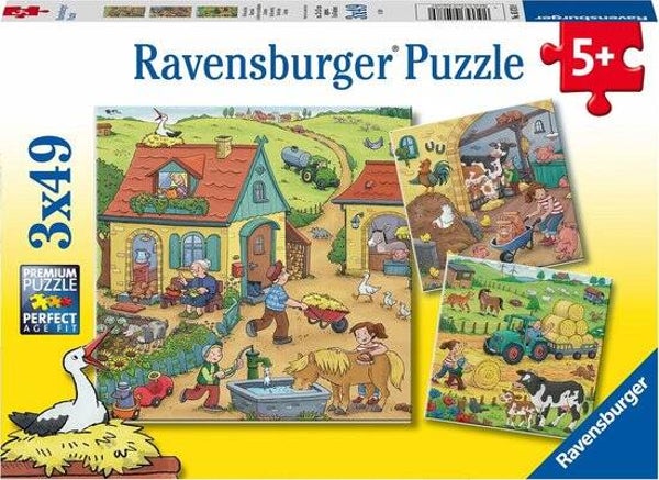 Ravensburger Op de boerderij 3x49 050789