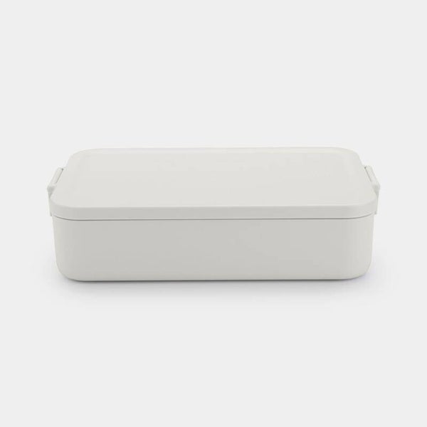 MAKE & TAKE LUNCHBOX Large, kunststof - Light Grey