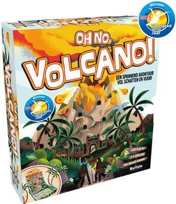 Oh No Volcano!  Kaartspel
