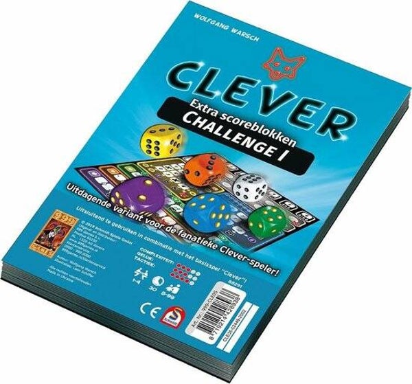 Scoreblok Clever Challenge Dobbelspel