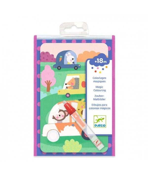 Djeco Magisch kleuren Op weg DJ09074