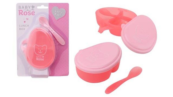 Baby Rose lunch trommel op kaart