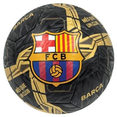 FC Barcelona Bal Lightning Black/Gold Size 5