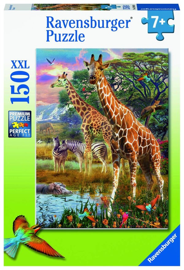 Ravensburger puzzel Kleurrijke savanne 150 stukjes