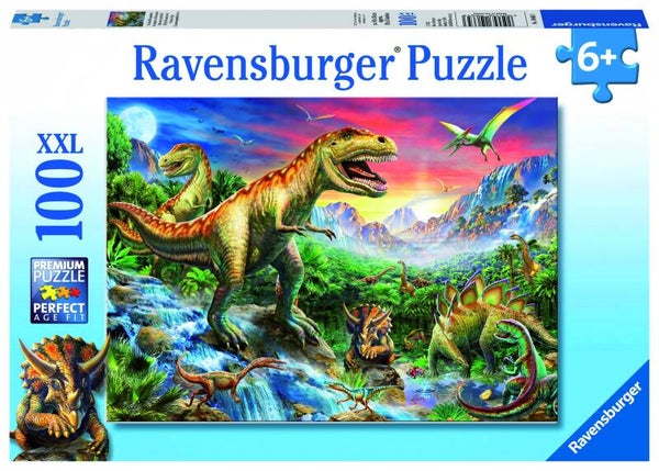 Ravensburger puzzel Bij de dinosaurussen 100 stukjes