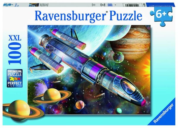 Ravensburger puzzel Missie in de ruimte 100 stukjes