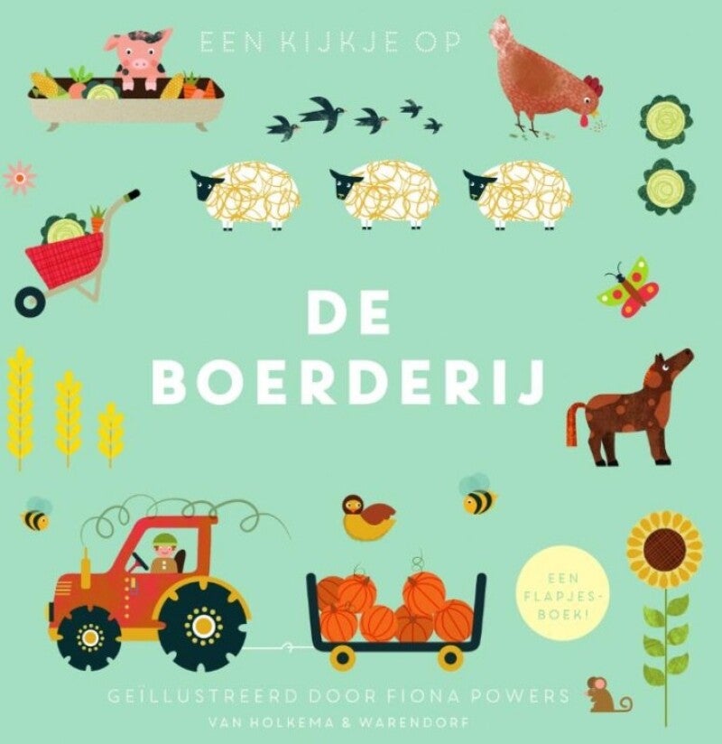 Een kijkje op de boerderij (flapjesboek)