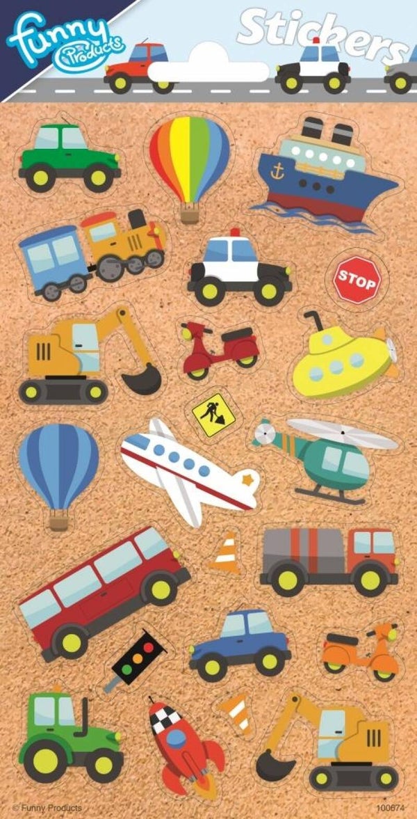 Stickervel voertuigen