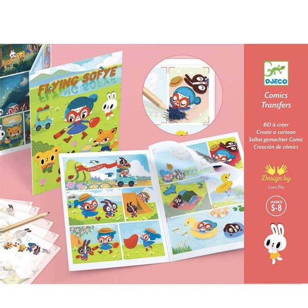 Djeco Krasplaatjes Stripverhaal Maken  DJ09558