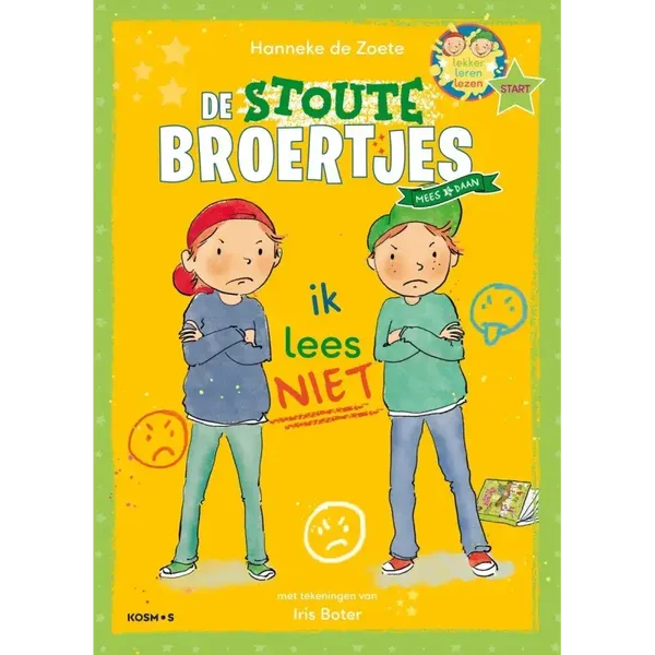 Leren lezen met de Stoute Broertjes - Ik lees niet