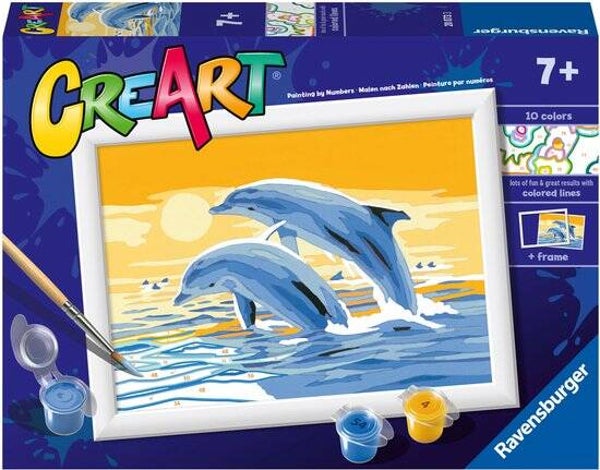 Ravensburger Schilderen op Nummer Delightful Dolphins