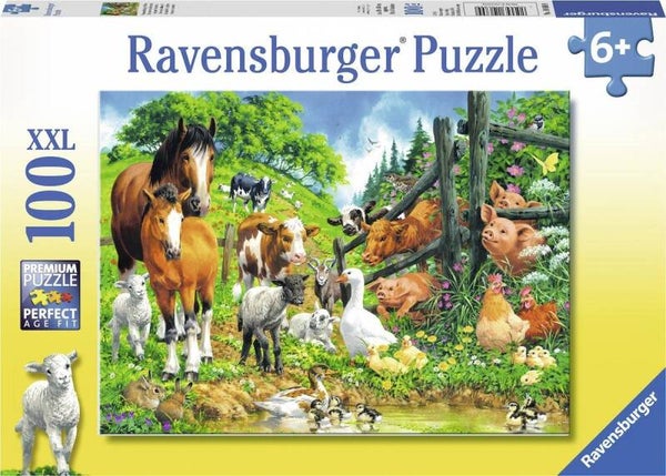 Ravensburger puzzel Dierenbijeenkomst  100XXL  106899