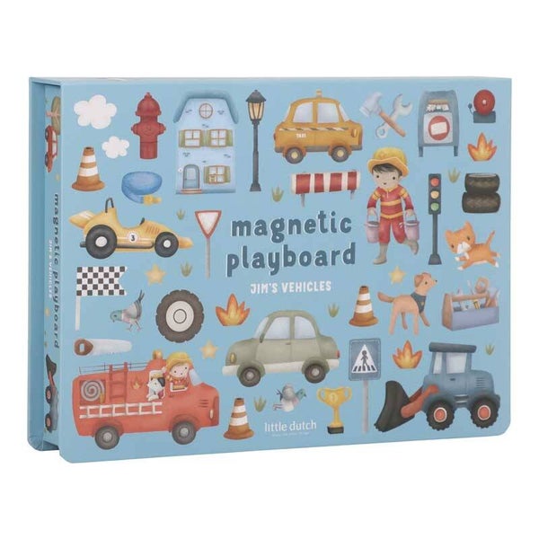 Little Dutch Magnetisch Speelbord Jims Voertuigen FSC LD4786