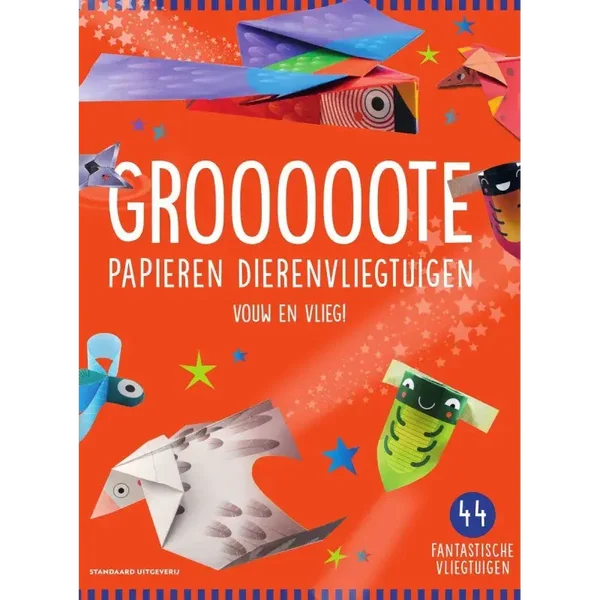 Grooooote papieren dierenvliegtuigen
