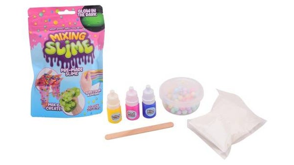 Mix je eigen slime verrassing in foilbag