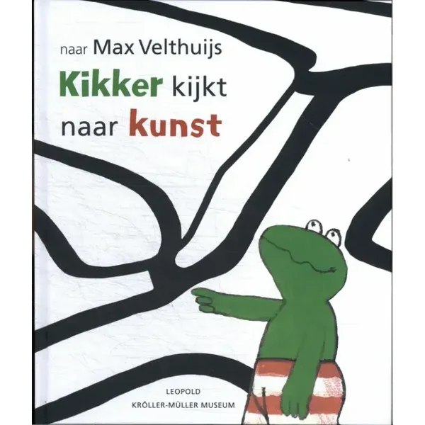 Kikker kijkt naar kunst