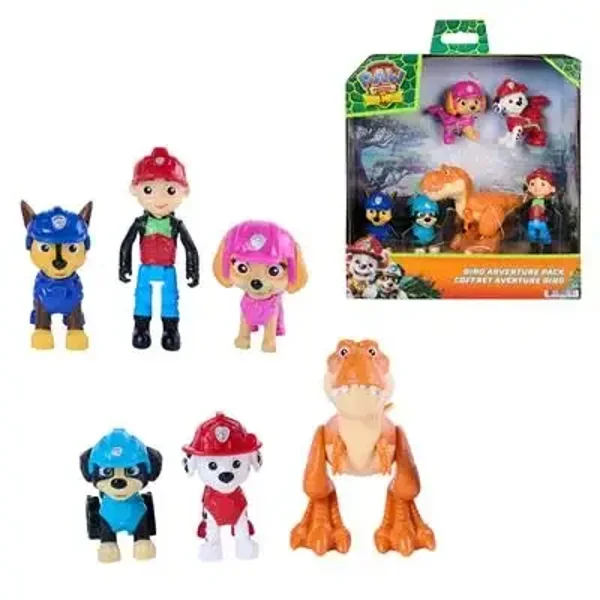 Paw Patrol Dino Movie Dino Figure Gift Pack 6pcs.