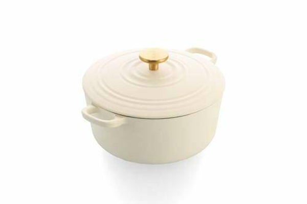BK Bourgogne braadpan 24cm/4.2L Cream White
