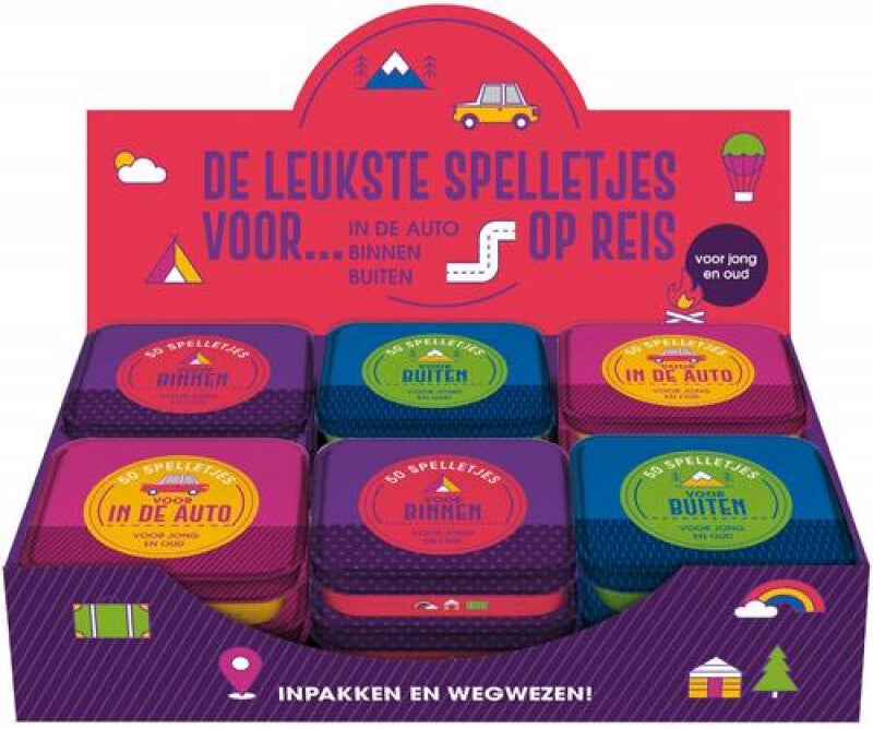 50 spelletjes voor op reis