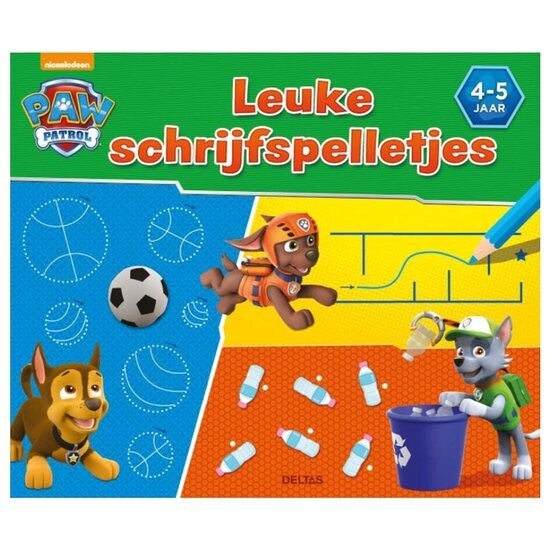 PAW Patrol leuke schrijfspelletjes 4 - 5 jaar