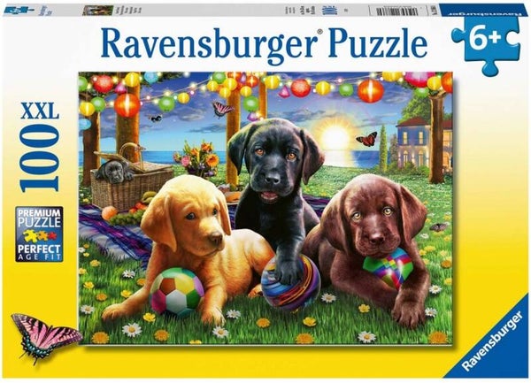 Ravensburger puzzel Honden picknick  100XXL  128860
