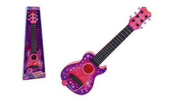 Become a K-pop star - Gitaar 45 cm met 6 metalen snaren