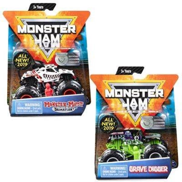 Monster Jam 1:64 Die-cast 1pack Ass