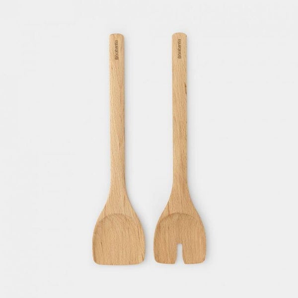 HOUTEN SALADEBESTEK Set van 2 - Profile