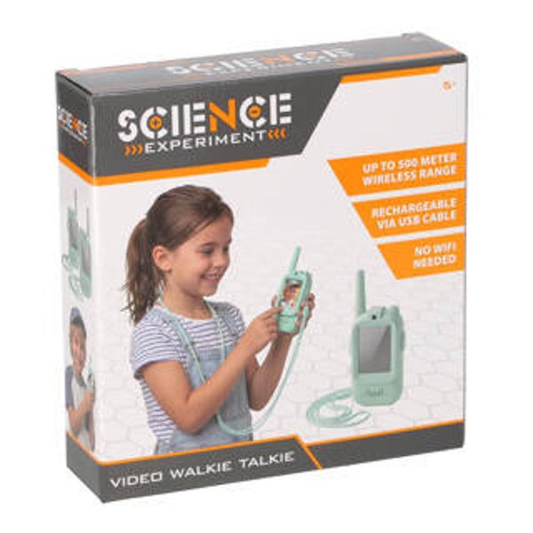 Beeld walkie talkie kids USB Science tot 500 meter