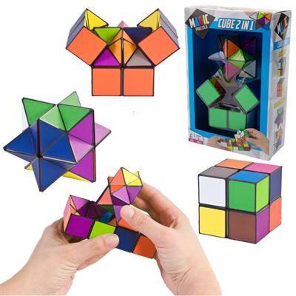 Magic Puzzle Cube 2-in-1