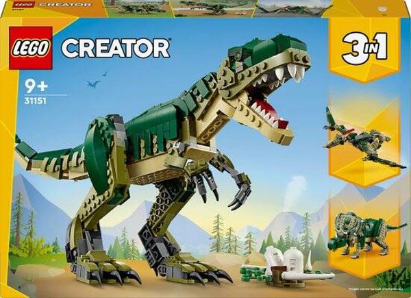 Lego Creator 3in1 T. rex, dinosaurus - 31151