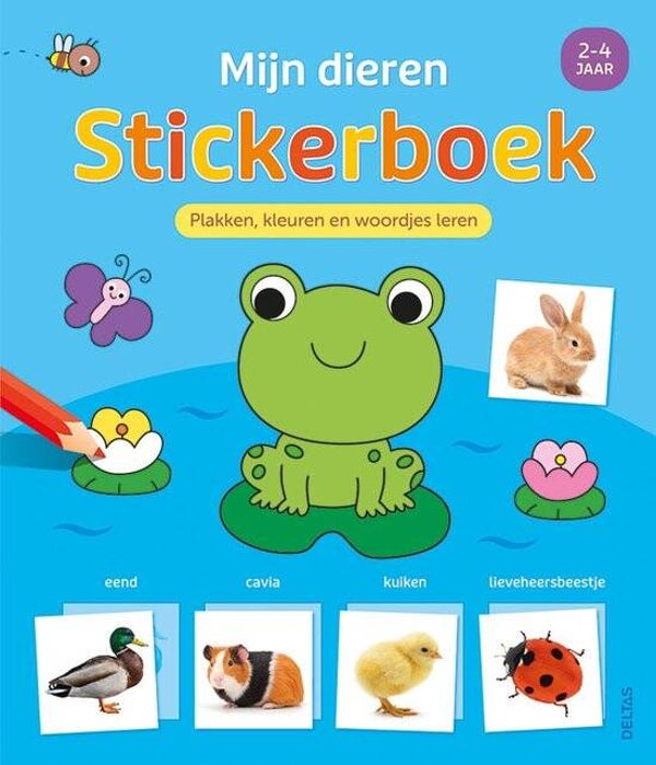 Mijn dieren stickerboek 2-4 jaar
