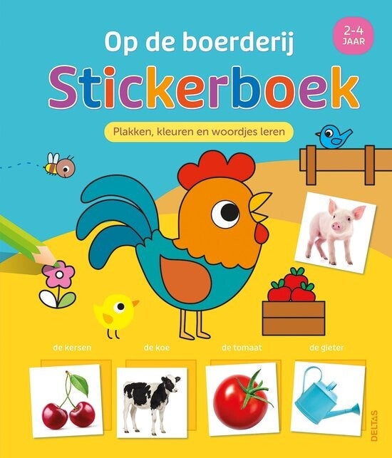 Op de boerderij Stickerboek 2-4 jaar