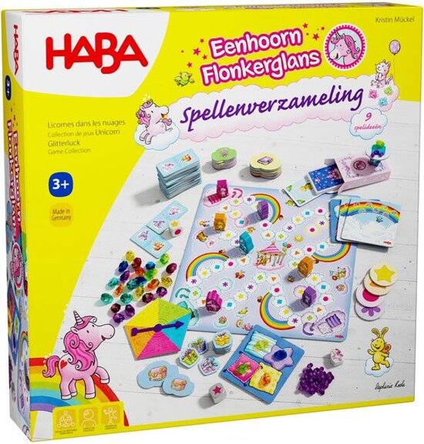 Haba Eenhoorn Flonkerglans Spellenverzameling