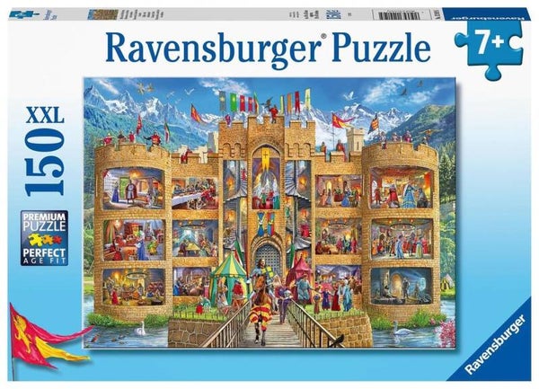 Ravensburger puzzel Kijkje in het Ridderkasteel  150XXL stukjes  129195