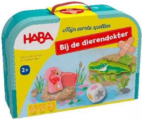 Haba Bij de dierendokter in koffertje
