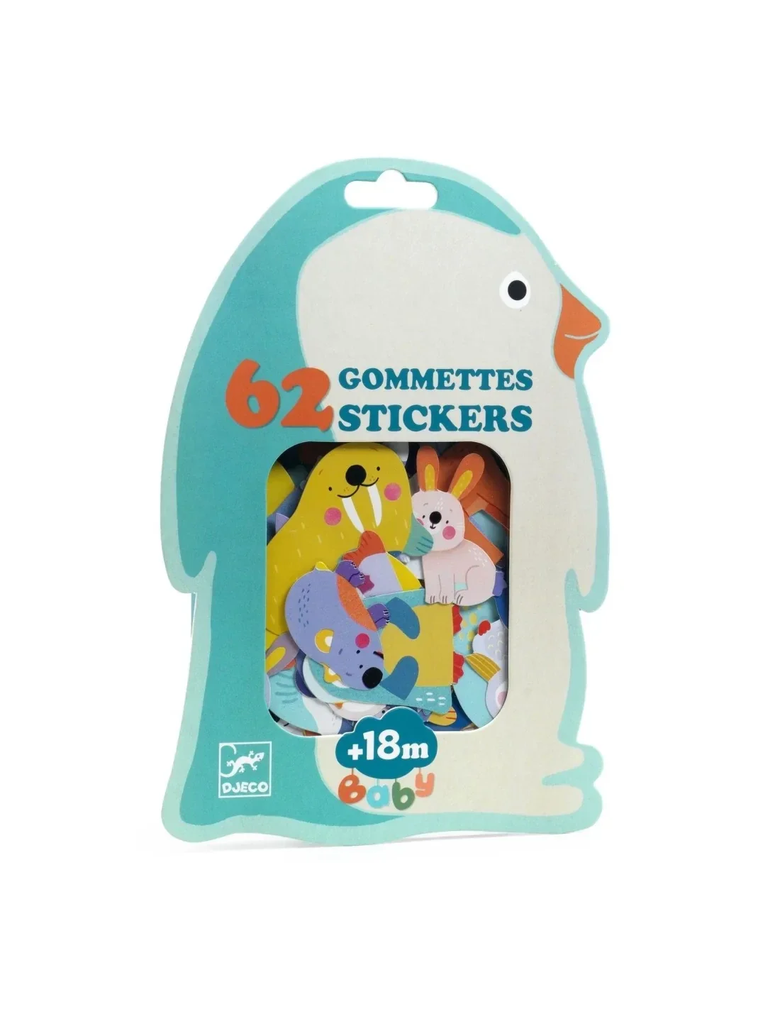 Dieren Stickers van de ijsvlakte DJ00054