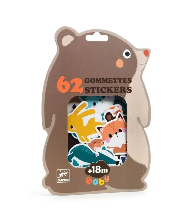 Djeco Stickers Bosdieren DJ00055