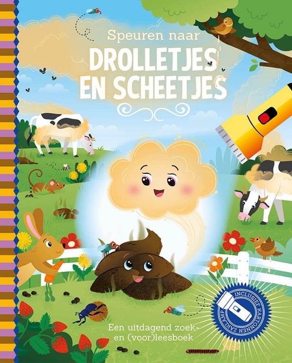 Zaklampboek-speuren naar drolletjes en scheetjes