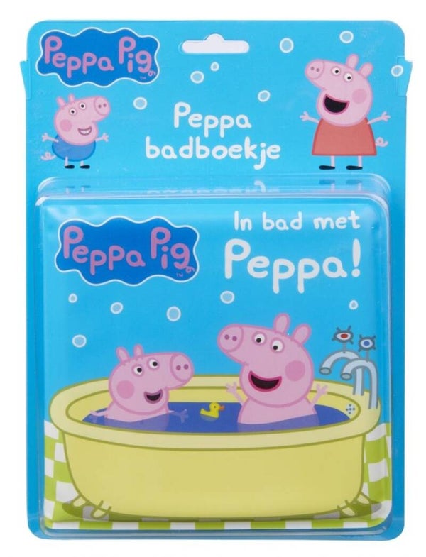 In bad met Peppa! (badboekje)